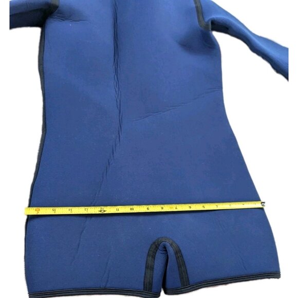 vtg. Henderson Aquatics women’s medium Shorty Long sleeve Wetsuit zipper up - Picture 11 of 16
